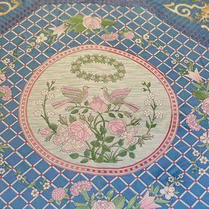 JEUX DE PAILLE HERMES SCARF 1984 FRANCOISE DE LA PERRIERE